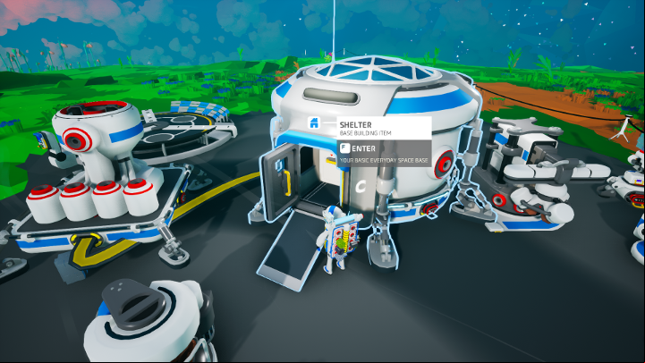 One of the methods of saving your progress is to enter a shelter. - How to save a game in Astroneer? - FAQ - Astroneer Guide