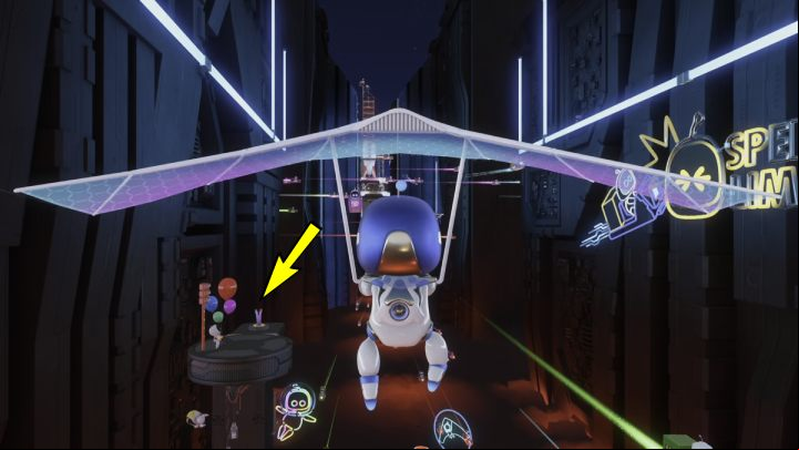 Defeat all opponents and pull the cables - Astros Playroom: Turbo Trial - walkthrough - SSD Highway - Astros Playroom Guide
