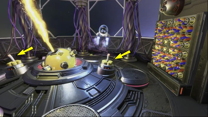In this room, you will be interrupted by orb-spitting enemies - Astros Playroom: Orbital Obstacles - walkthrough - SSD Highway - Astros Playroom Guide