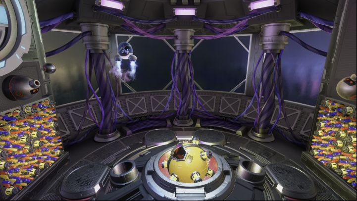 At the end of the Orbital Obstacles level, you will encounter a yellow cannon firing laser beams - Astros Playroom: Orbital Obstacles - boss, how to defeat? - Bosses - Astros Playroom Guide