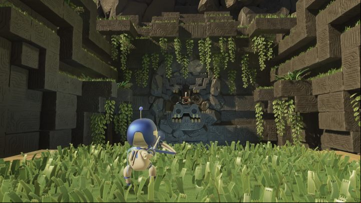Before you complete the Raytrace Ruins level, you will fight a boss - a stone dragon - Astros Playroom: Raytrace Ruins - boss, how to defeat? - Bosses - Astros Playroom Guide