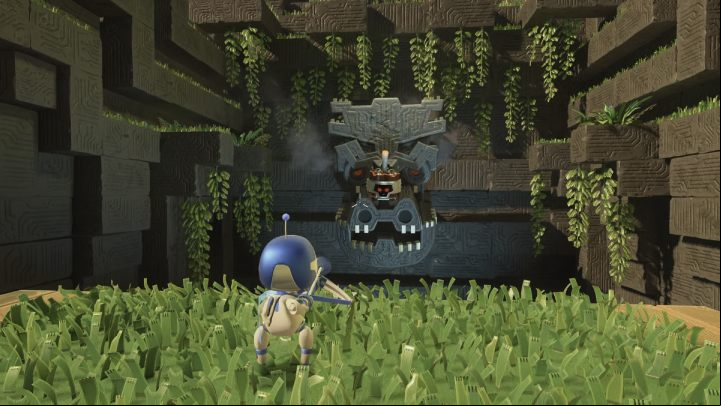 Once again, run away from the 3 volleys of cannonballs and wait until the enemy gets tired - Astros Playroom: Raytrace Ruins - boss, how to defeat? - Bosses - Astros Playroom Guide