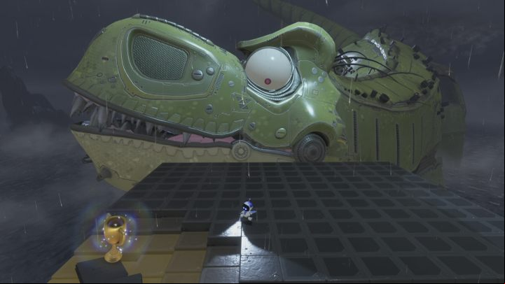 After defeating all the opponents in the arena, T - Astros Playroom: T. Rex - boss, how to defeat? - Bosses - Astros Playroom Guide