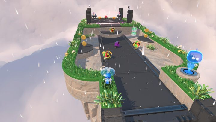 Go back up – there will be a lot of enemies - Astros Playroom: Gusty Gateway - walkthrough - Memory Meadow - Astros Playroom Guide