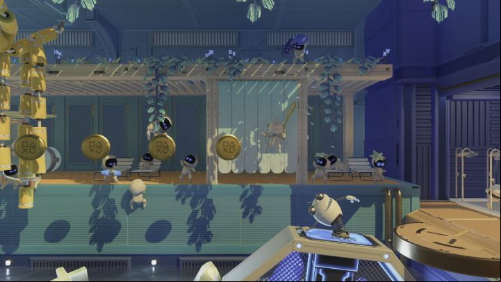 Hop on the red button - Astros Playroom: Hotel Hopalot - walkthrough - Cooling Springs - Astros Playroom Guide
