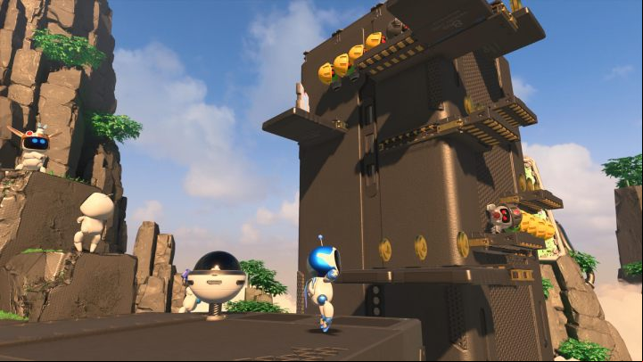 Hit the flower with a spin attack - Astros Playroom: Raytrace Ruins - walkthrough - GPU Jungle - Astros Playroom Guide