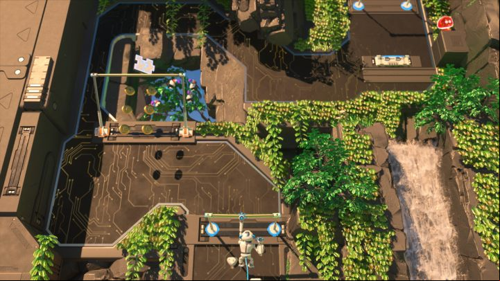Swing a little and then jump to the 2 - Astros Playroom: Mt. Motherboard - walkthrough - GPU Jungle - Astros Playroom Guide