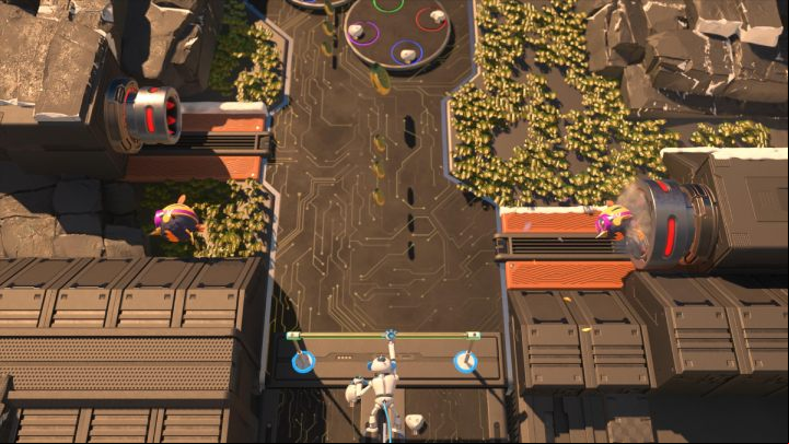 Swing hard and, at the right time, jump up so that the flying birds do not crash into you - Astros Playroom: Mt. Motherboard - walkthrough - GPU Jungle - Astros Playroom Guide