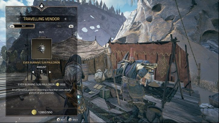 You can purchase one of the first cosmetic items from a Travelling Vendor in any region for 950 tributes - Atlas Fallen: All Cosmetic Items - Secrets and Finds - Atlas Fallen Guide