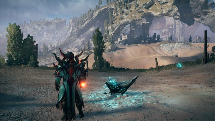 Anvil #22 is in a small forest at east of the Hunters' Camp - Atlas Fallen: All Anvils - Secrets and Finds - Atlas Fallen Guide