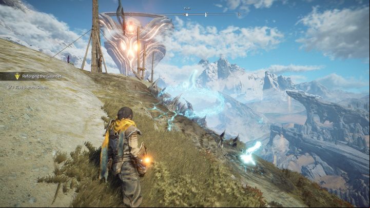 The superior air dash is the next Gauntlet upgrade - Atlas Fallen: All Gauntlet upgrades locations - Secrets and Finds - Atlas Fallen Guide