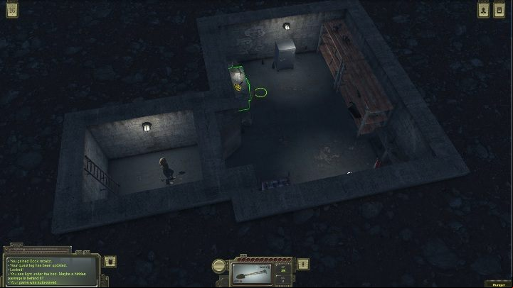 In the shelter, you will find a desk, two cabinets and a locked safe - How to open the shelter in Ostradnoye in ATOM RPG? - FAQ - ATOM RPG Guide