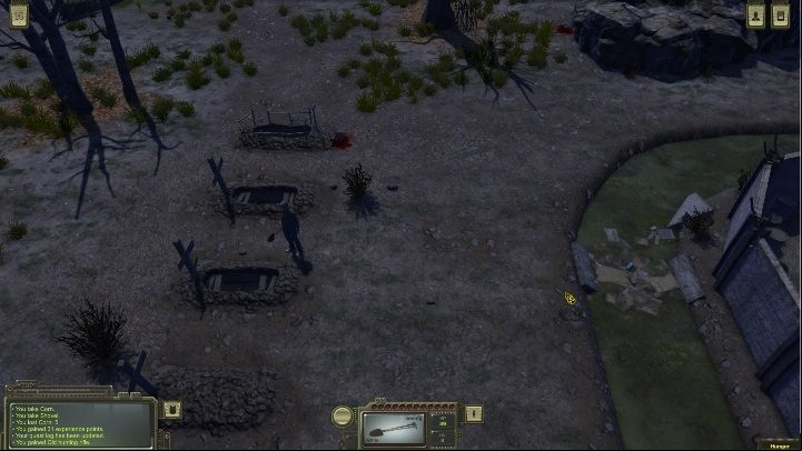 You can dig graves with a shovel - Where to get a shovel in ATOM RPG? - FAQ - ATOM RPG Guide