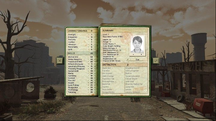 Each feature can have a maximum of 11 points, and a minimum of 1 - Characteristics and character creation in ATOM RPG - Character creation - ATOM RPG Guide