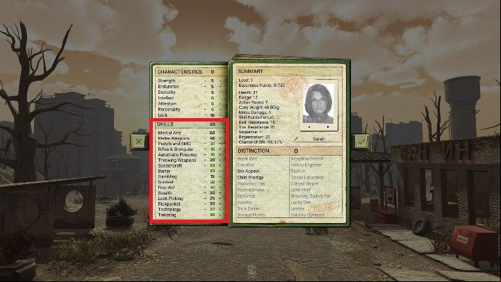 Martial Arts - Skills and character creation in ATOM RPG - Character creation - ATOM RPG Guide