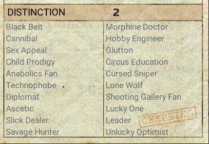 Cannibal - Distinction and character creation in ATOM RPG - Character creation - ATOM RPG Guide