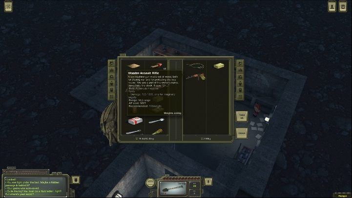 This weapon is lying on one of the shelves - How do I get the first firearm? - Armament - ATOM RPG Guide