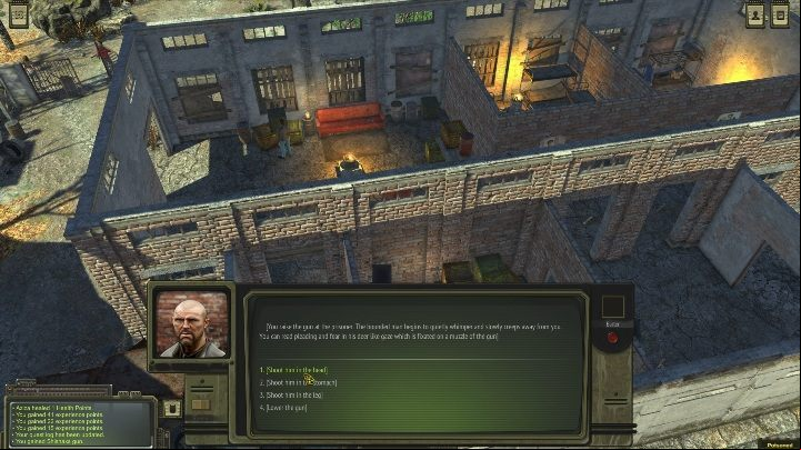 After talking to him, go to the cell guards - Abandoned factory - ATOM RPG Walkthrough - Walkthrough - ATOM RPG Guide