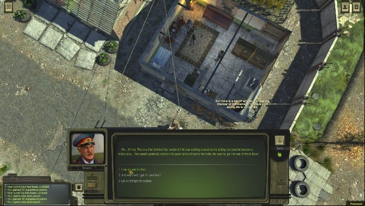 After completing the task go to Otradnoye and talk about the situation in the Abandoned factory - Abandoned factory - ATOM RPG Walkthrough - Walkthrough - ATOM RPG Guide
