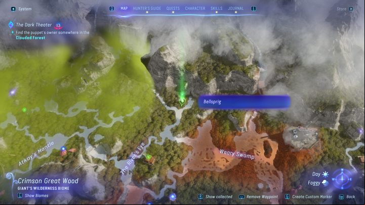 50 - Avatar Frontiers of Pandora: All Bellsprigs - Clouded Forest - Secrets and Collectibles - Avatar Frontiers of Pandora Guide