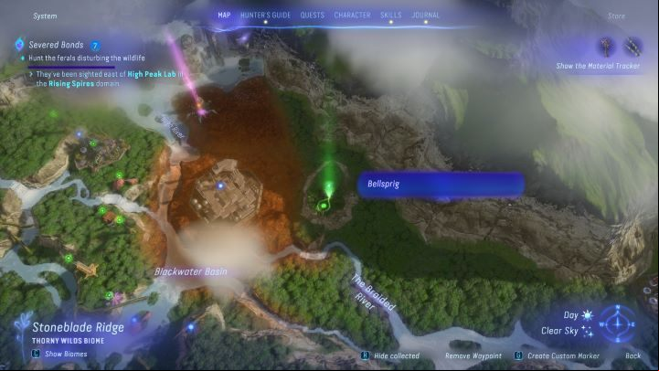 77 - Avatar Frontiers of Pandora: All Bellsprigs - Kinglor Forest - Secrets and Collectibles - Avatar Frontiers of Pandora Guide