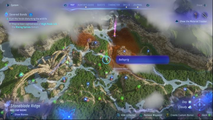 73 - Avatar Frontiers of Pandora: All Bellsprigs - Kinglor Forest - Secrets and Collectibles - Avatar Frontiers of Pandora Guide