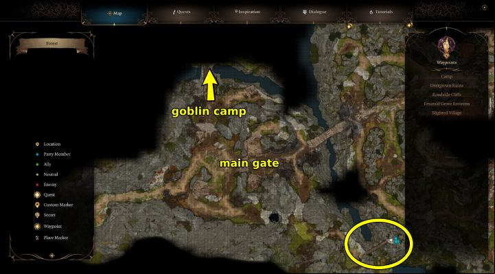 1 - Baldurs Gate 3: How to get in Goblins Camp? - Exploration - Baldurs Gate 3 Guide, Walkthrough