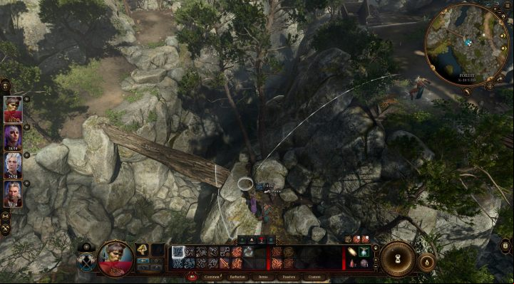 The first secret entrance is located southeast of the main gate leading to the camp - Baldurs Gate 3: How to get in Goblins Camp? - Exploration - Baldurs Gate 3 Guide, Walkthrough