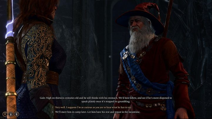 After some brief dialogue, you can take him directly to camp - Baldurs Gate 3: Reach the Moonrise Towers in BG3 - Act 2 - Baldurs Gate 3 Guide, Walkthrough