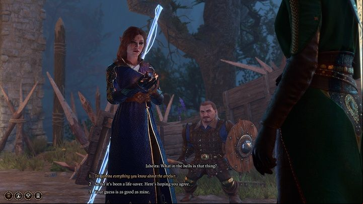 She starts off hostile and distrustful, though you can change her mind about you - Baldurs Gate 3: Reach the Moonrise Towers in BG3 - Act 2 - Baldurs Gate 3 Guide, Walkthrough