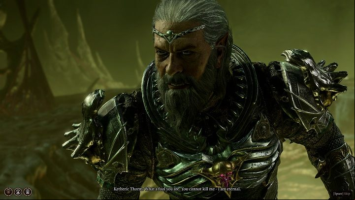 Defeating him triggers a cutscene and starts the second phase - Baldurs Gate 3: Assault Moonrise Towers in BG3 - walkthrough - Act 2 - Baldurs Gate 3 Guide, Walkthrough