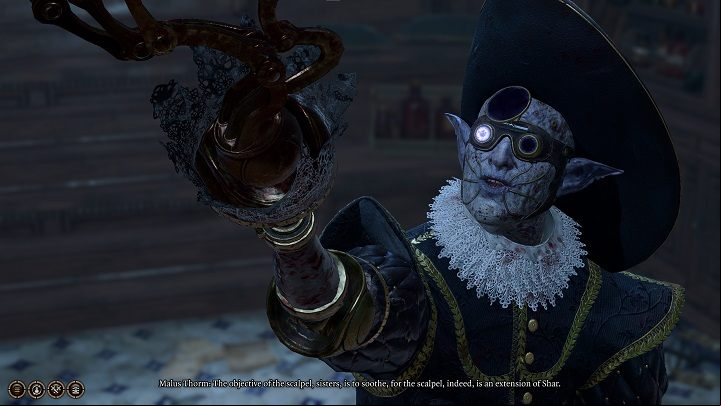 You can skip the battle against Malus Thorm and his nurses by succeeding at the conversation - Baldurs Gate 3: Wake Up Art Cullagh - walkthrough - Act 2 - Baldurs Gate 3 Guide, Walkthrough
