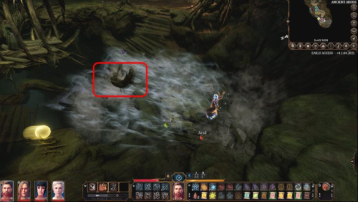You can also push her into the abyss and eliminate her immediately, but only if you don't care about the reward - Baldurs Gate 3: How to beat Auntie Ethel (Green Witch)? - Bosses and difficult fights - Baldurs Gate 3 Guide, Walkthrough