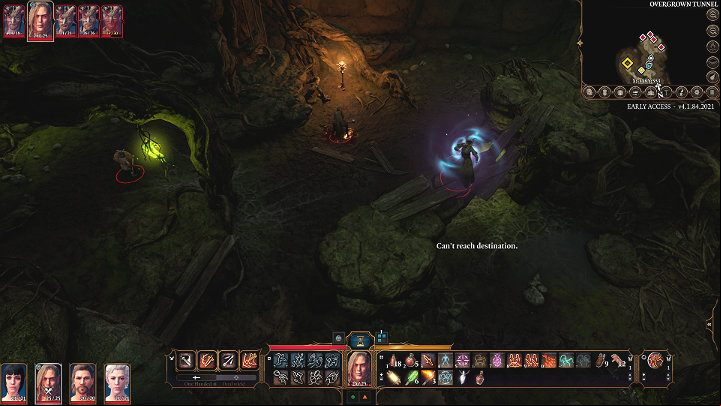 As soon as you enter the Overgrown Tunnel, you will encounter opponents wearing the aforementioned masks - Baldurs Gate 3: How to beat Auntie Ethel (Green Witch)? - Bosses and difficult fights - Baldurs Gate 3 Guide, Walkthrough