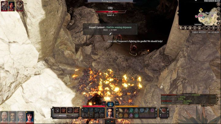 Cave survivors - Baldurs Gate 3: The Risen Road / Waukeens Rest - map - World Atlas - Baldurs Gate 3 Guide, Walkthrough