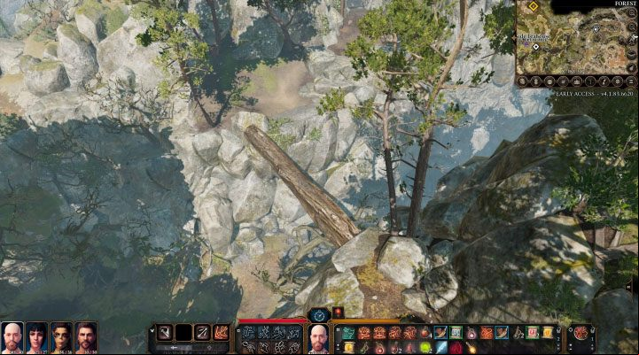 A fallen tree over the abyss - Baldurs Gate 3: Riverside Teahouse - map - World Atlas - Baldurs Gate 3 Guide, Walkthrough