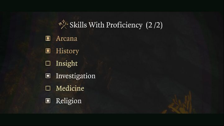 Depending on the background you choose, opt for any of the following options - Baldurs Gate 3: Wizard - best build - Wizard - Baldurs Gate 3 Guide, Walkthrough