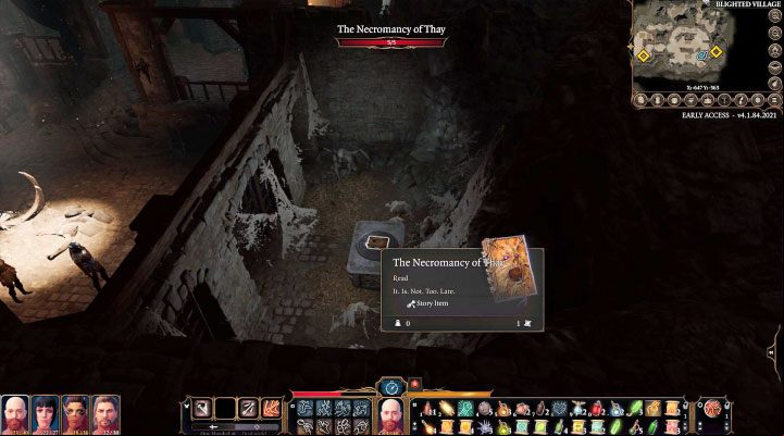 You'll get to the Necromancer's lab - Baldurs Gate 3: Necromancers Book and traps - puzzle solution - Puzzles - Baldurs Gate 3 Guide, Walkthrough