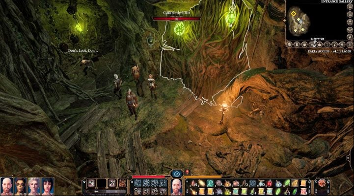 Gnarled Door is located in the first Chamber of the witch's lair - Baldurs Gate 3: The door to the witchs hideout puzzle solution - Puzzles - Baldurs Gate 3 Guide, Walkthrough