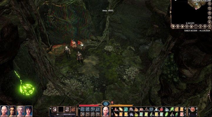 Turn the camera so you can see the path behind the door - Baldurs Gate 3: The door to the witchs hideout puzzle solution - Puzzles - Baldurs Gate 3 Guide, Walkthrough
