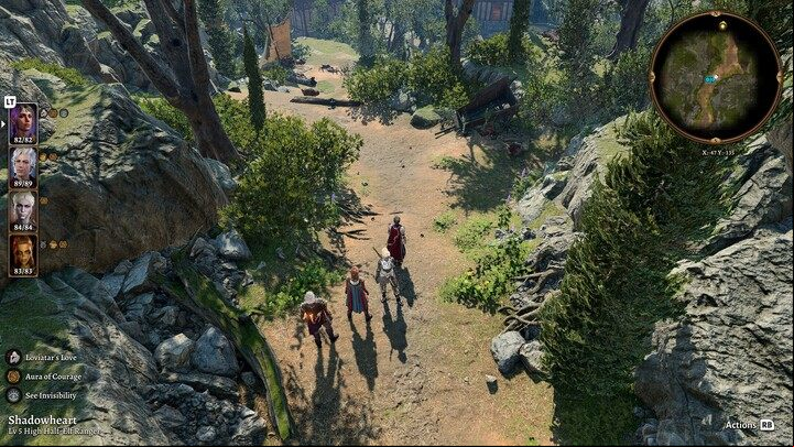 You start the act on a mountain path - move forward - Baldurs Gate 3: Act 3 Rivington - Act 3 - Baldurs Gate 3 Guide, Walkthrough