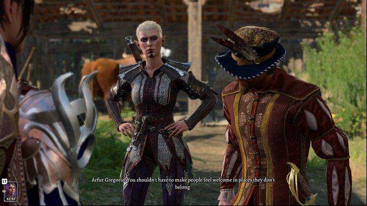 Move on until you reach the refugee arguing with the mighty - Baldurs Gate 3: Act 3 Rivington - Act 3 - Baldurs Gate 3 Guide, Walkthrough