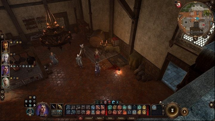 Next, look for the hatch with a blood stain next to it and go through it - Baldurs Gate 3: Act 3 Rivington - Act 3 - Baldurs Gate 3 Guide, Walkthrough