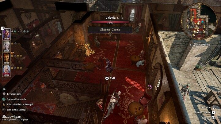 Return to Sharess' Caress and talk to Valeria - Baldurs Gate 3: Act 3 Rivington - Act 3 - Baldurs Gate 3 Guide, Walkthrough