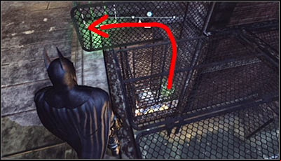 Try landing on the roof of the metal construction - Batman trophies (01-10) | Amusement Mile - Amusement Mile - Batman: Arkham City Game Guide