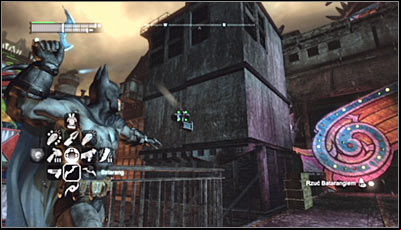 There is a total of twelve TYGER cams in the Industrial District and destroying them will let you complete a total of four riddles (three cameras per each) - TYGER cameras | Industrial District - Industrial District - Batman: Arkham City Game Guide