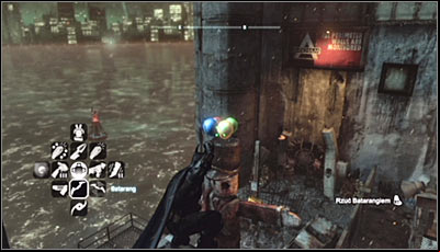 Theres a total of twelve balloon sets in the DISTRICT and destroying them all will let you complete four riddles (three sets per riddle) - Balloons | Industrial District - Industrial District - Batman: Arkham City Game Guide
