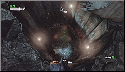 The eastern entrance is in the Industrial District and its a large hole into which you can jump (screen above) - Location info & maps | Subway - Subway - Batman: Arkham City Game Guide