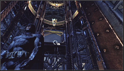 The last Seal can be found and destroyed after beginning climbing, to be precise after reaching the spot from which you can glide through a shaft for a short time and land on a lower shelf - Demon seals | Wonder City - Wonder City - Batman: Arkham City Game Guide