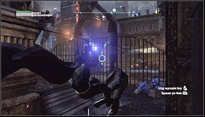 How to complete: You can approach this challenge after unlocking the Line Launcher - Batman (24-40) | Physical challenges - Physical challenges - Batman: Arkham City Game Guide